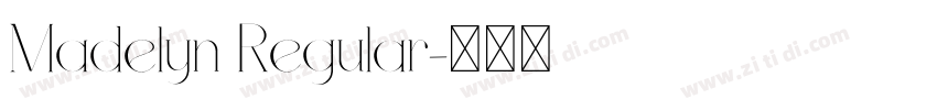 Madelyn Regular字体转换 Madelyn Regular字体转换